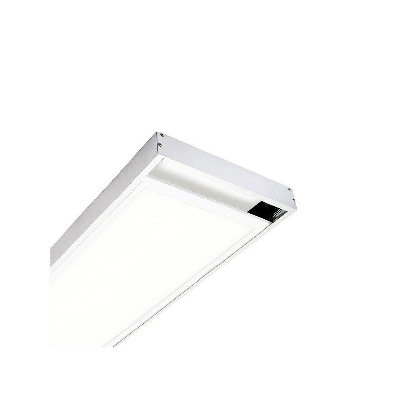 Kit cadre saillie panneau LED 120x30 cm extra plat