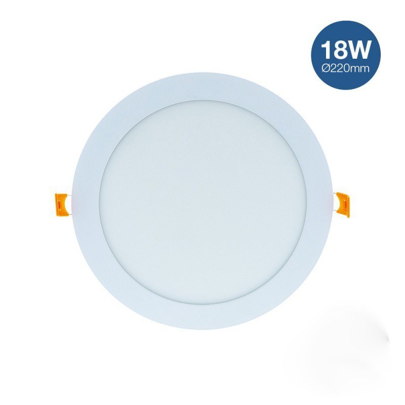 Spot LED encastrable circulaire 18W - Découpe Ø 205 mm - Garantie 5 ans