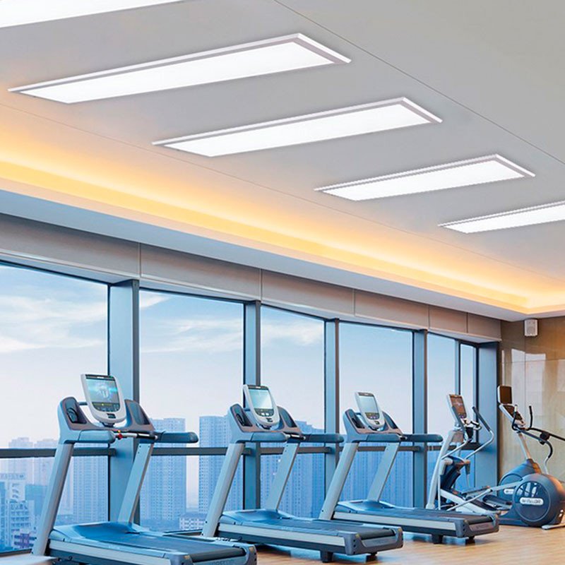 Panneau LED 120x60 cm en saillie extra-plat - Driver Philips - 72W - UGR19 - Avec KIT de montage