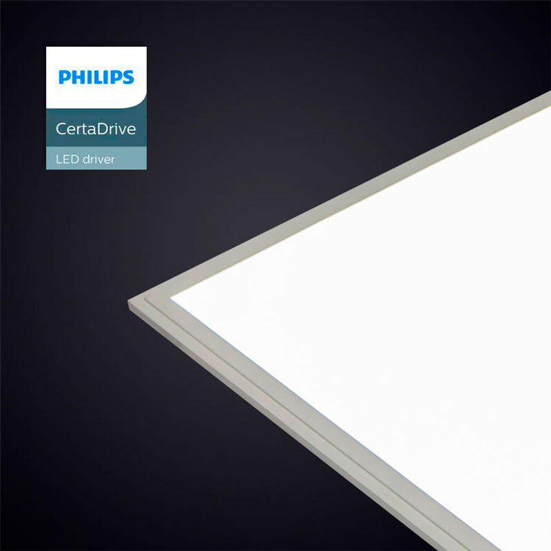 Panneau LED 120x60 cm en saillie extra-plat - Driver Philips - 72W - UGR19 - Avec KIT de montage
