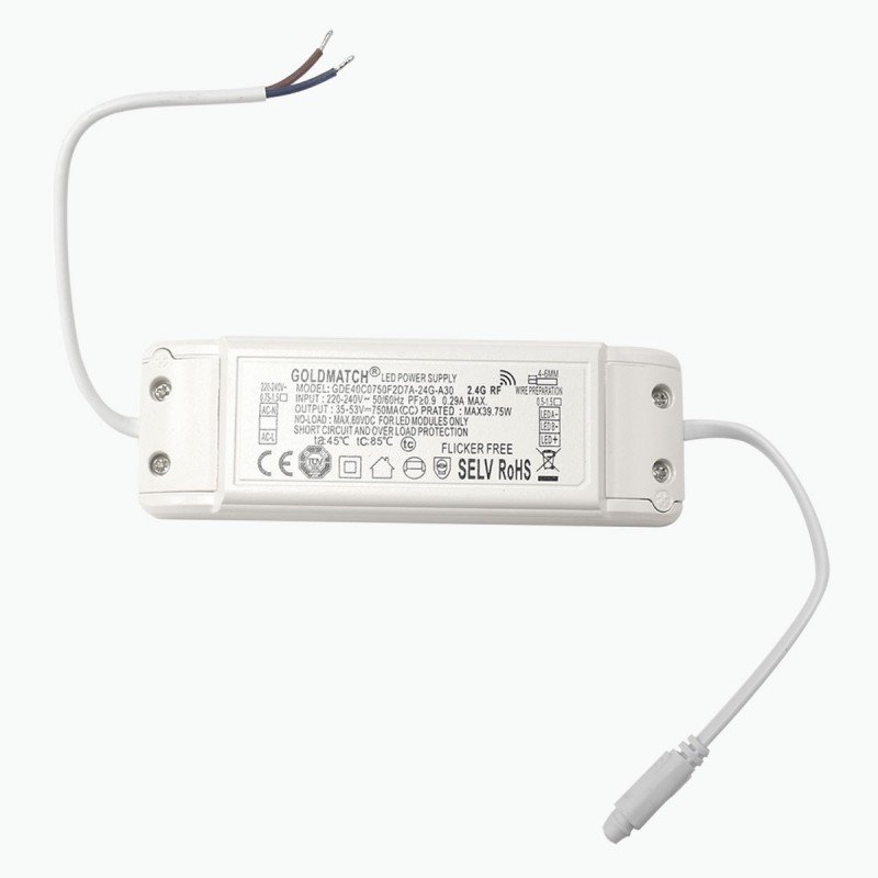 Panneau LED 60x60 cm en saillie extra-plat - Driver OSRAM - 40W - UGR18 - IRC90 - Avec KIT de montage