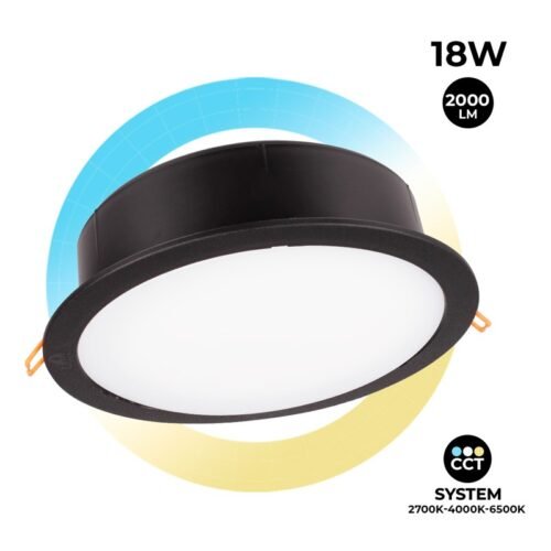 Spot LED encastrable rond étanche CCT réglable de 2700K à 6500K – Fumagalli « Teresa 260 » – 18W – IP55