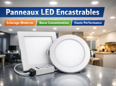 Panneaux LED encastrables : le guide complet pour un éclairage moderne, économique et performant