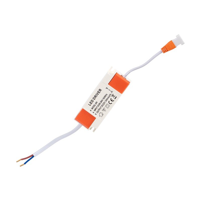 Spot Downlight LED rond 8W - Diamètre de coupe ajustable : Ø 50-90mm