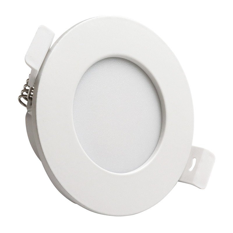 Spot Downlight LED rond étanche CCT - 7W - IP44 - Coupe Ø 68-75mm