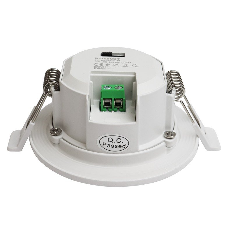 Spot Downlight LED rond étanche CCT - 7W - IP44 - Coupe Ø 68-75mm