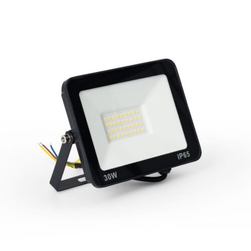 Projecteur LED extérieur 30W IP65 noir – Ultra puissant