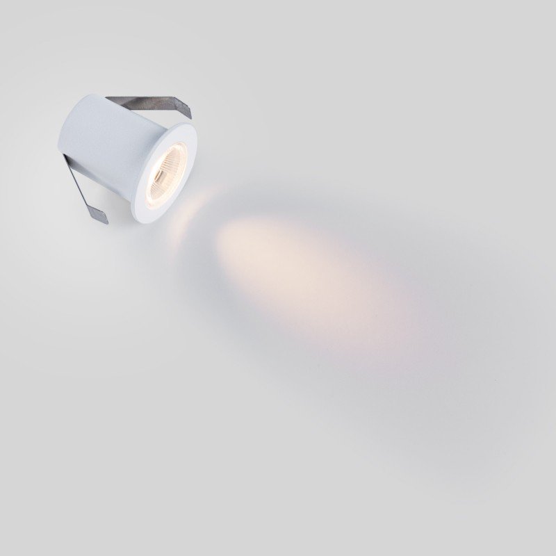 Spot LED encastrable rond 2W - Puce Osram - UGR18 - Coupe Ø 25mm - Blanc