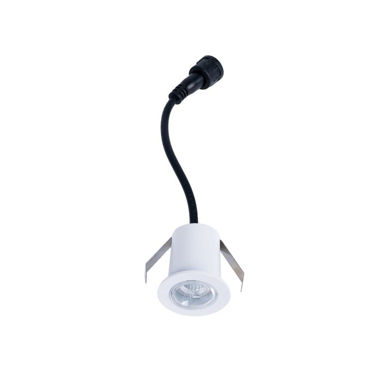 Spot LED encastrable rond 2W - Puce Osram - UGR18 - Coupe Ø 25mm - Blanc