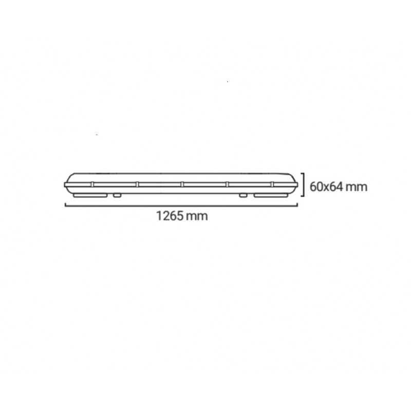Boîtier étanche tube LED 120cm – IP65 Ultra – Extérieur 12 Boîtier étanche tube LED 120cm – IP65 Ultra – Extérieur