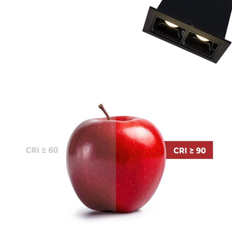 Spot LED encastrable 4W – UGR18 – IRC90