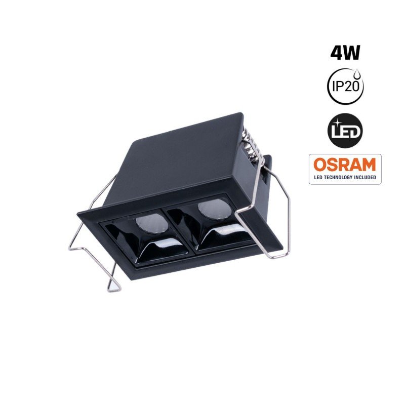 Spot LED encastrable 4W – UGR18 – IRC90