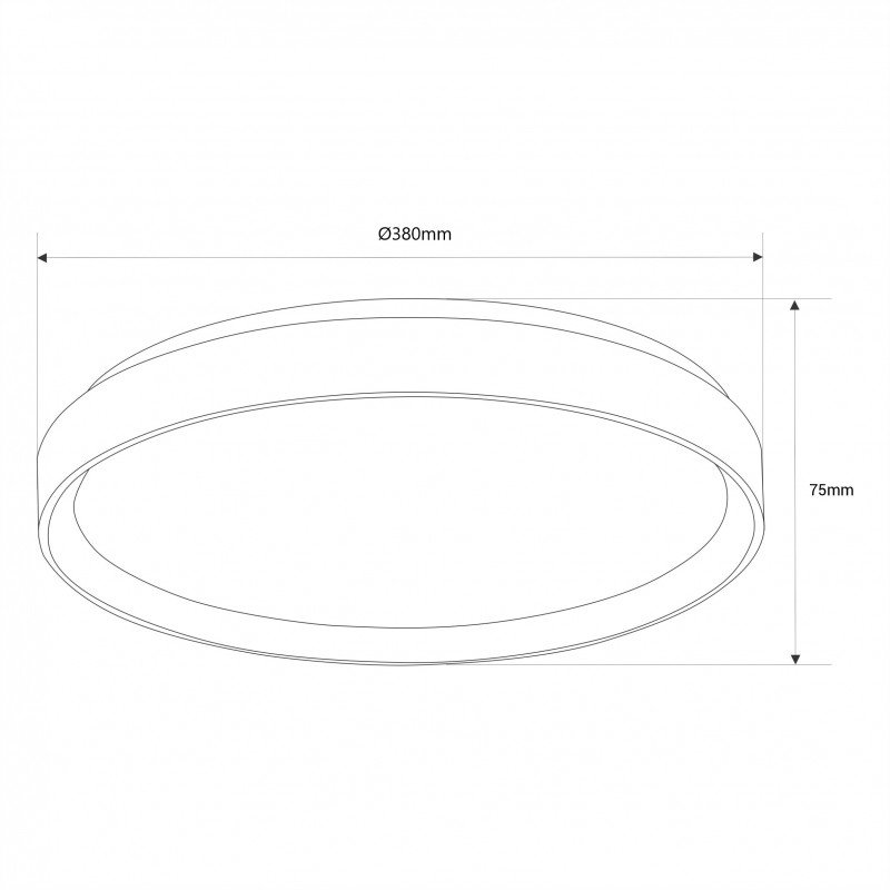 Plafonnier LED Ø40cm 24W – Certifié CCT – Ambiance bois 5 Plafonnier LED Ø40cm 24W – Certifié CCT – Ambiance bois-ts