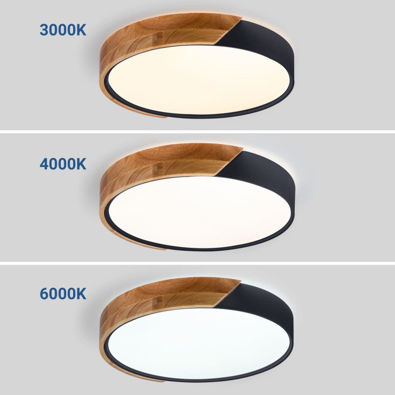 Plafonnier LED CCT Ø40cm 24W – Certifié – Intérieur IP22