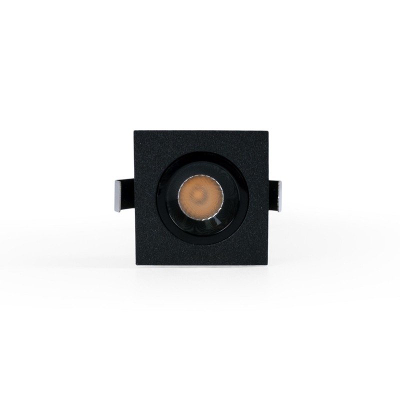 Spot LED encastrable carré 2W – UGR18 – Noir 4 Spot LED encastrable carré 2W – UGR18 – Noir
