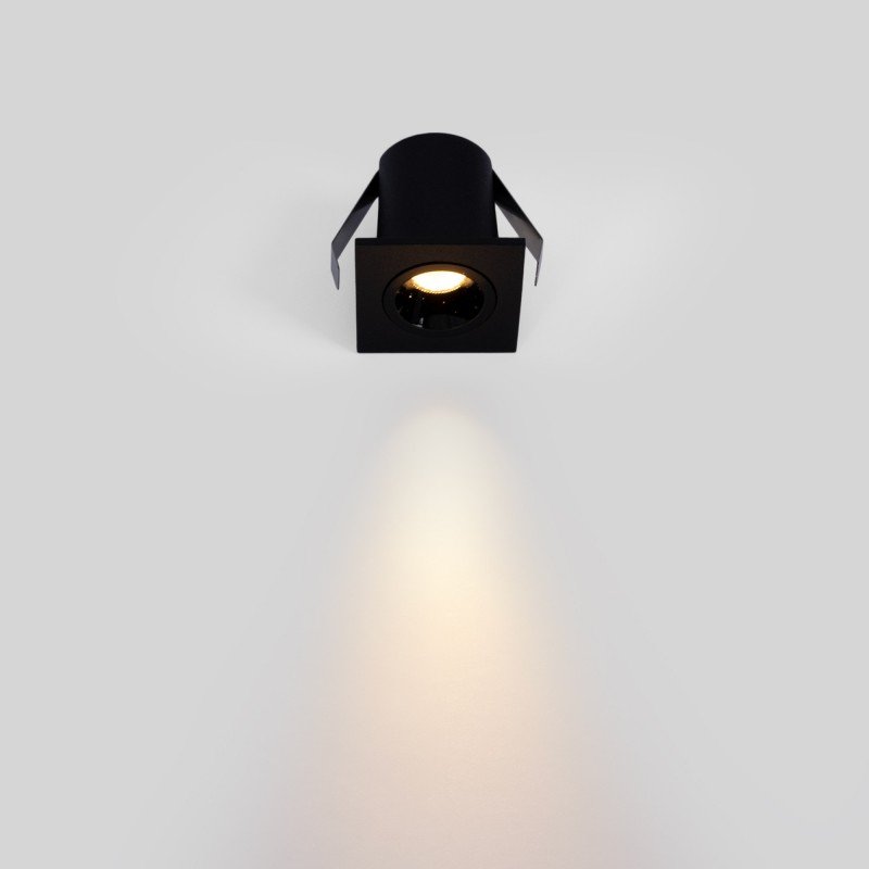 Spot LED encastrable carré 2W – UGR18 – Noir 9 Spot LED encastrable carré 2W – UGR18 – Noir