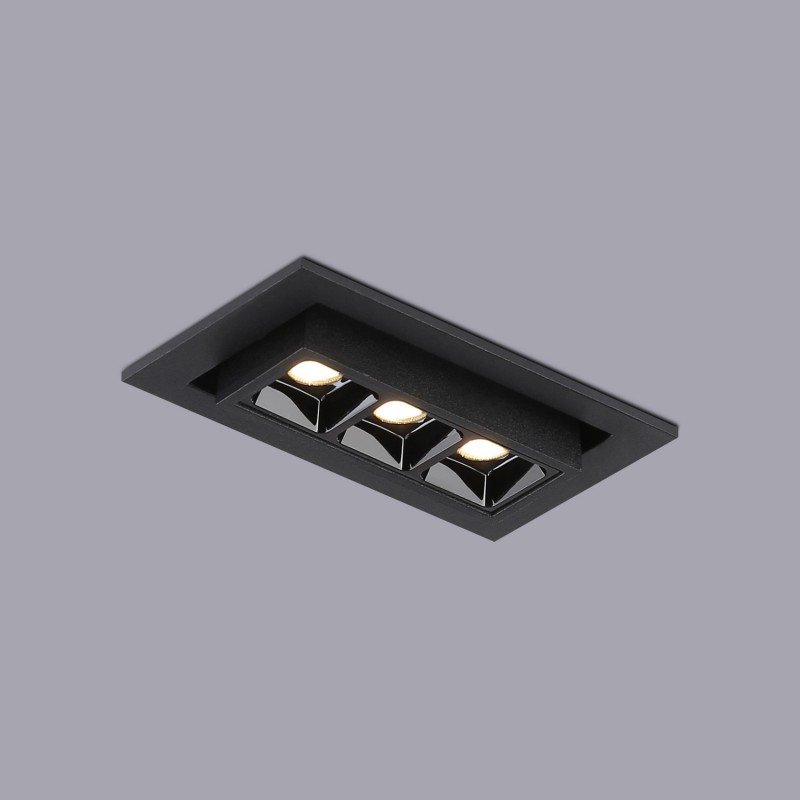 Spot LED encastrable linéaire 6W - Orientable - UGR18 - IRC90 - 2800K 9 Spot LED encastrable linéaire 6W - Orientable - UGR18 - IRC90 - 2800K