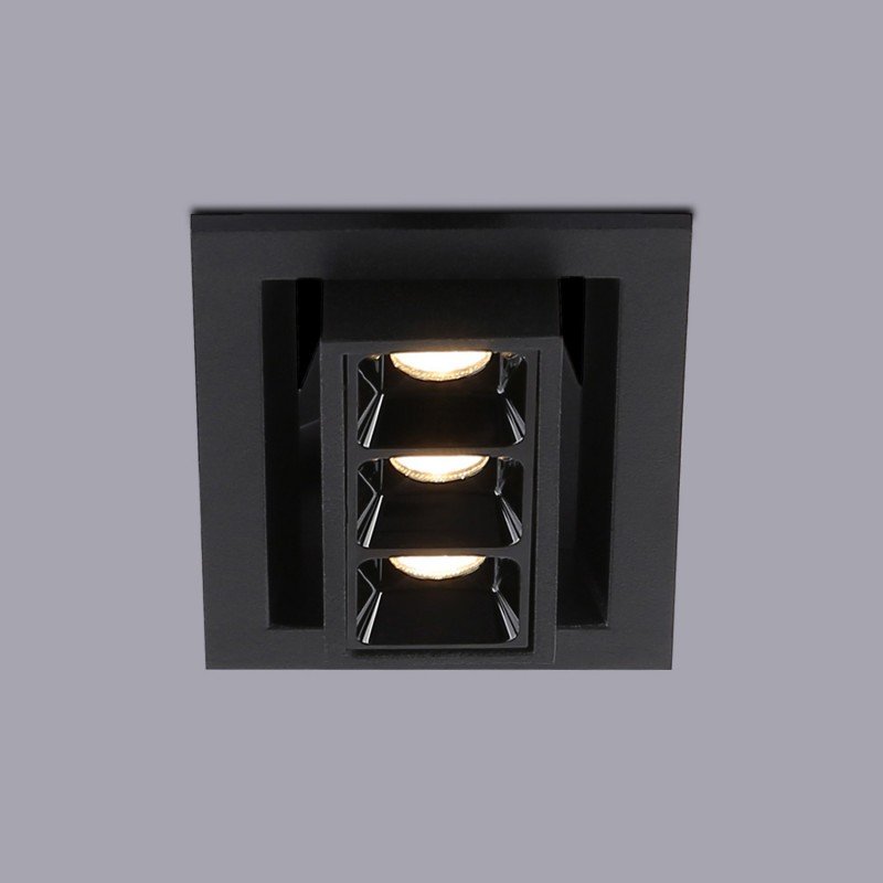 Spot LED encastrable linéaire 6W - Orientable - UGR18 - IRC90 - 2800K 10 Spot LED encastrable linéaire 6W - Orientable - UGR18 - IRC90 - 2800K