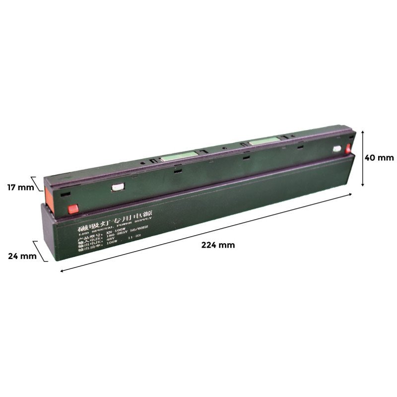 Alimentation rail magnétique 20mm 100W – Ultra 48V – LED