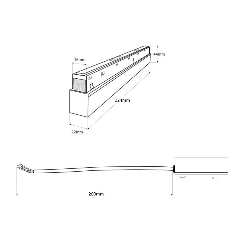 Alimentation rail magnétique 48V 100W – Puissant