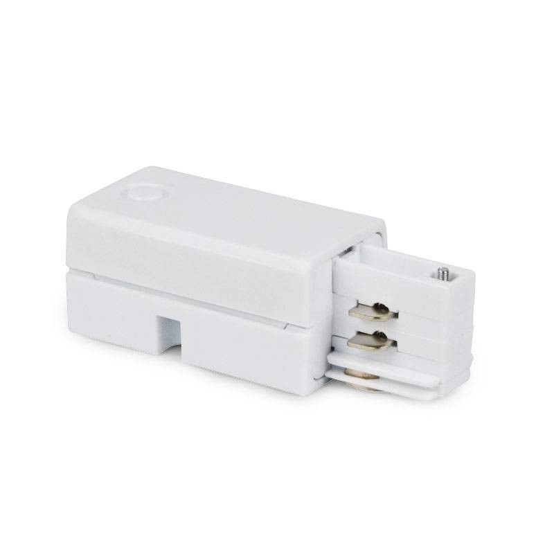 Connecteur de démarrage pour rail triphasé en surface