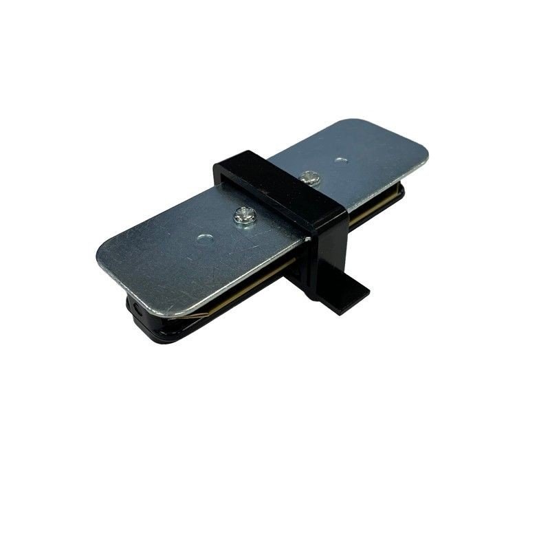 Connecteur droit à encastrer pour rail monophasé