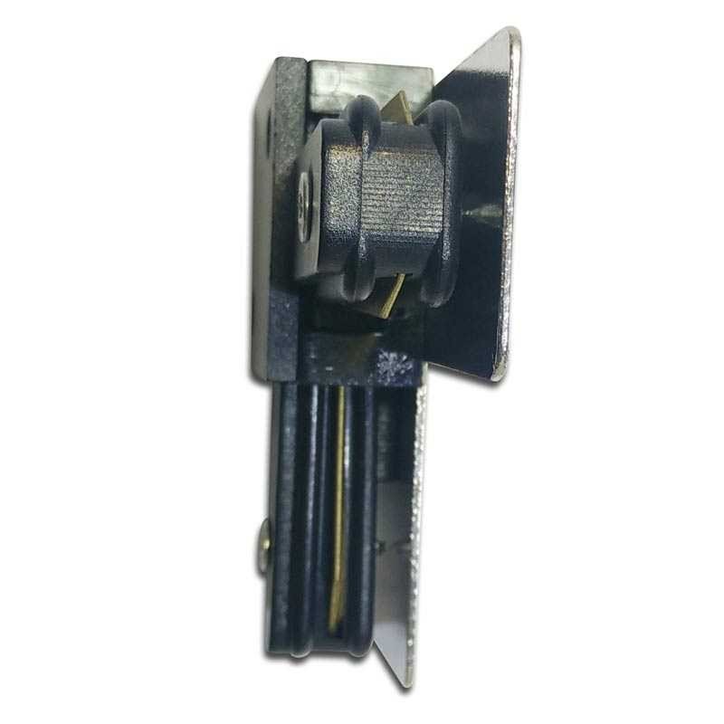 Connecteur rigide 90º pour rail monophasé