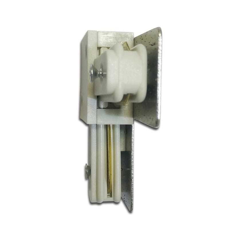 Connecteur rigide 90º pour rail monophasé