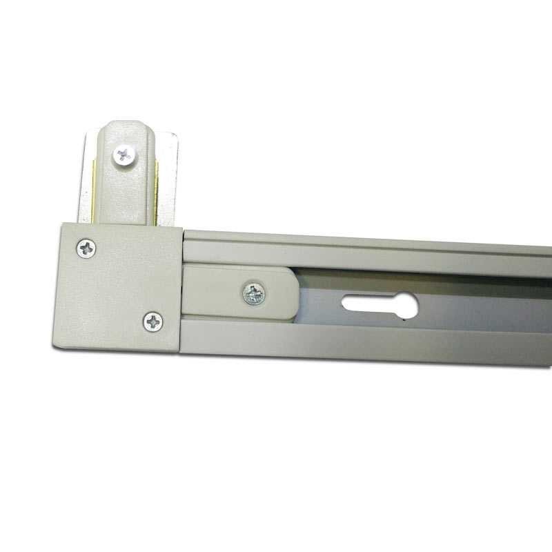 Connecteur rigide 90º pour rail monophasé
