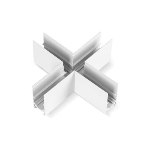 Connecteur rail magnétique 20mm – Certifié – Saillie blanc