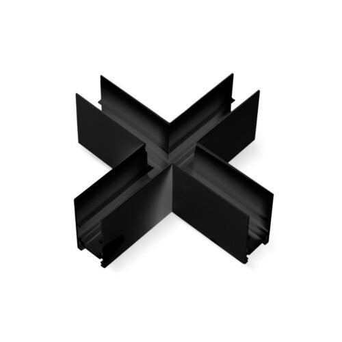 Connecteur rail magnétique 20mm – Certifié – Saillie noir