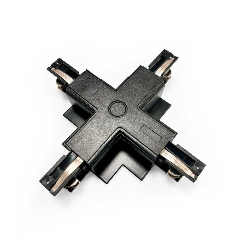 Joint pour rail encastré triphasé - Connecteur en X rigide