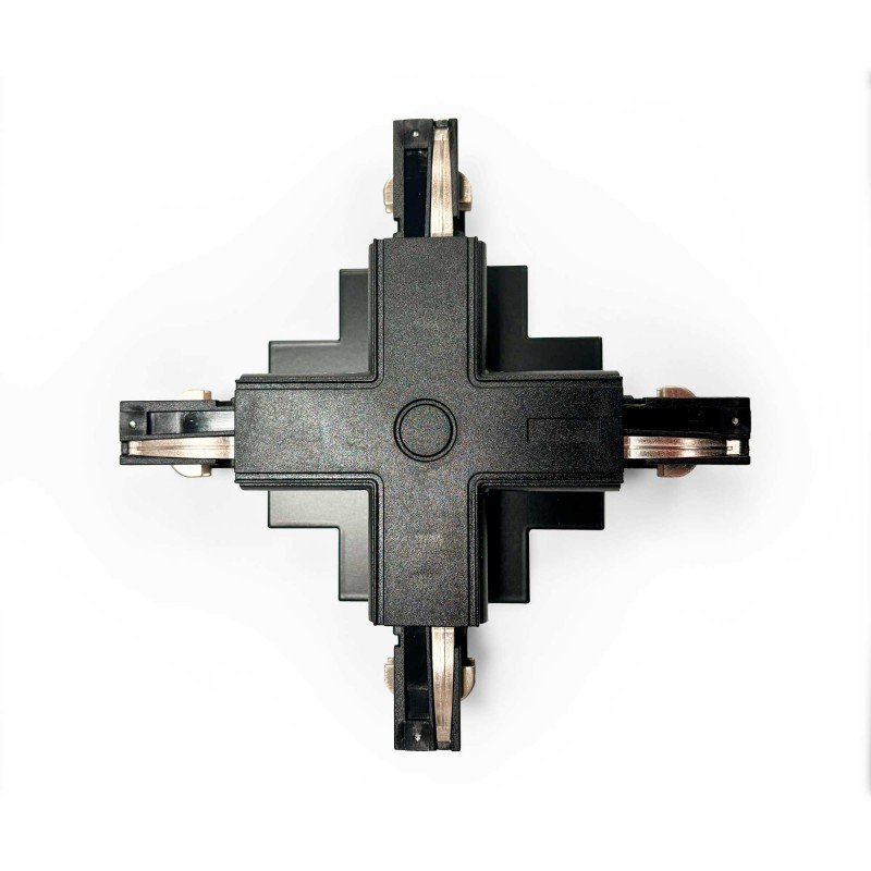 Joint pour rail encastré triphasé - Connecteur en X rigide