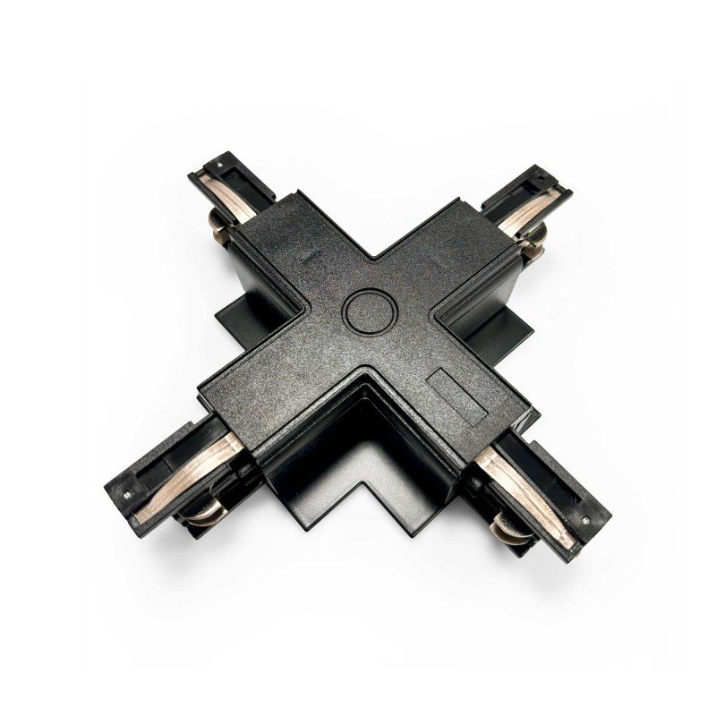Joint pour rail encastré triphasé - Connecteur en X rigide