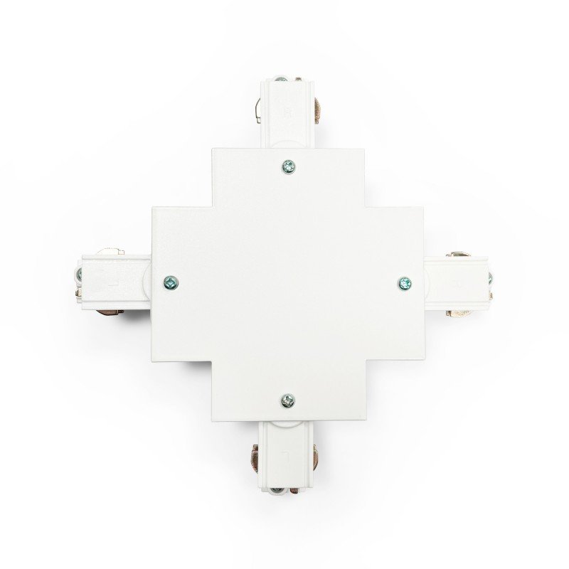 Joint pour rail encastré triphasé - Connecteur en X rigide