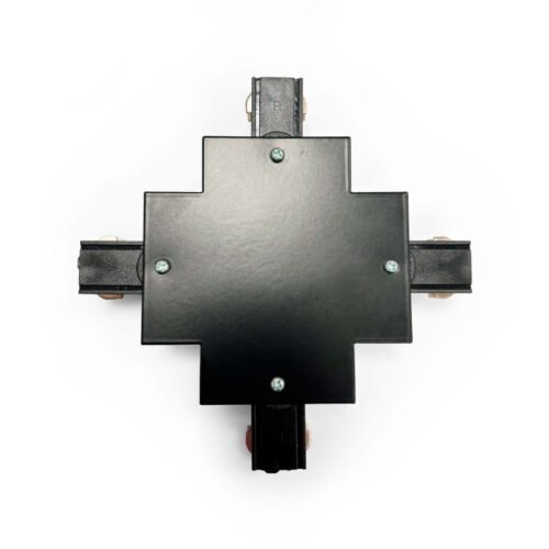 Joint pour rail encastré triphasé – Connecteur en X rigide