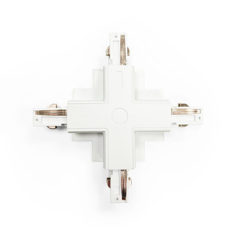 Joint pour rail encastré triphasé - Connecteur en X rigide