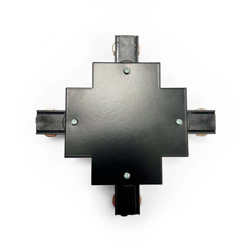 Joint pour rail encastré triphasé - Connecteur en X rigide