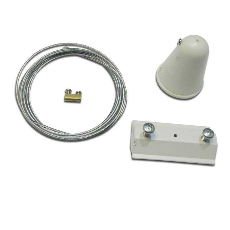 Kit de suspension pour rail monophasé - câble 1,5m