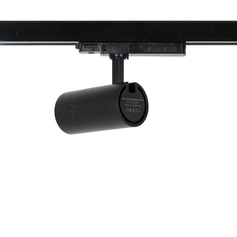 Projecteur LED triphasé - Puissance réglable + ZOOM : 15W/20W/25W - CCT lumière ajustable
