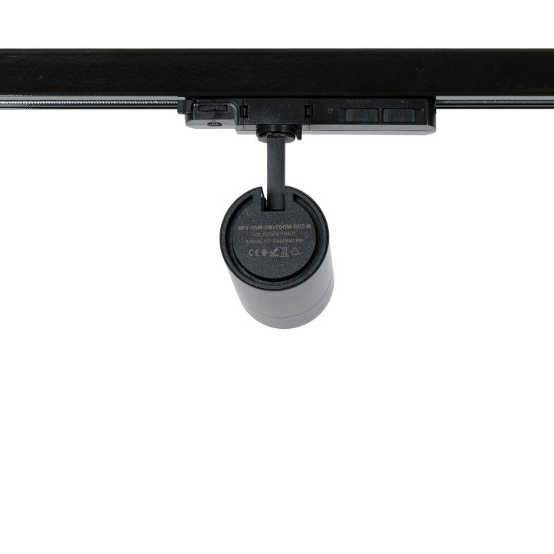 Projecteur LED triphasé - Puissance réglable + ZOOM : 15W/20W/25W - CCT lumière ajustable