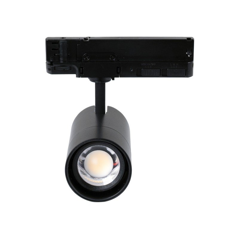 Projecteur LED triphasé - Puissance réglable + ZOOM : 15W/20W/25W - CCT lumière ajustable