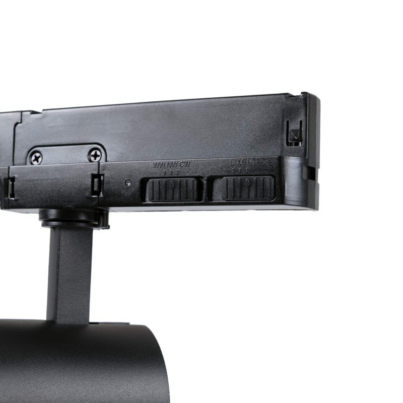 Projecteur LED triphasé - Puissance réglable + ZOOM : 15W/20W/25W - CCT lumière ajustable