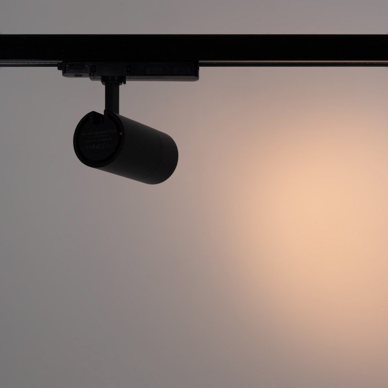 Projecteur LED triphasé - Puissance réglable + ZOOM : 15W/20W/25W - CCT lumière ajustable