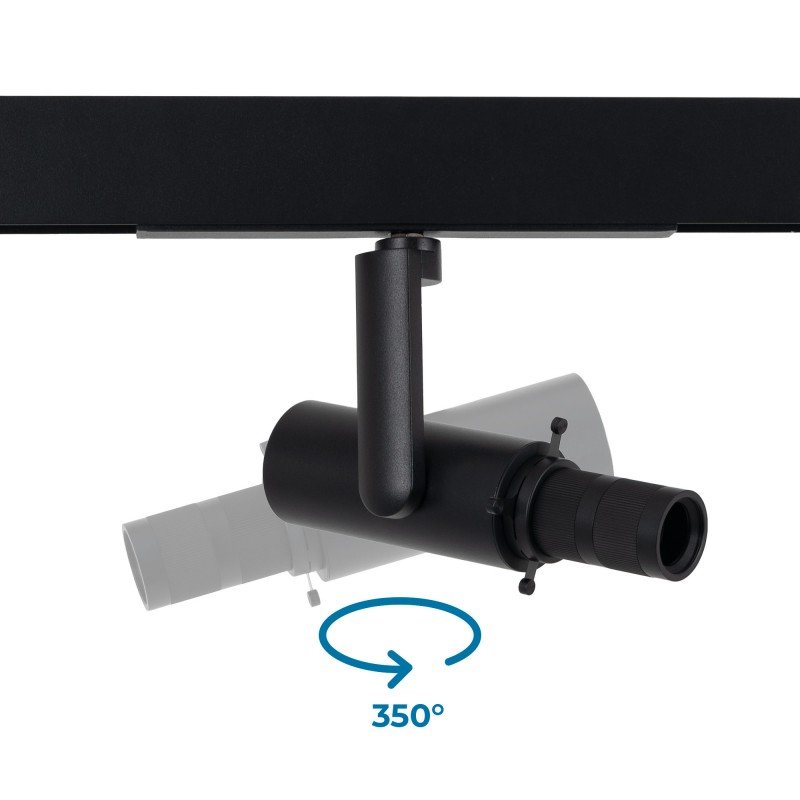 Projecteur orientable pour rail magnétique 48V - 20W - 20º-35º - Blanc chaud 3000K