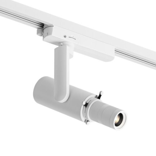 Projecteur découpe pour rail monophasé – 20W – 20º-35º – Professionnel – 3000K