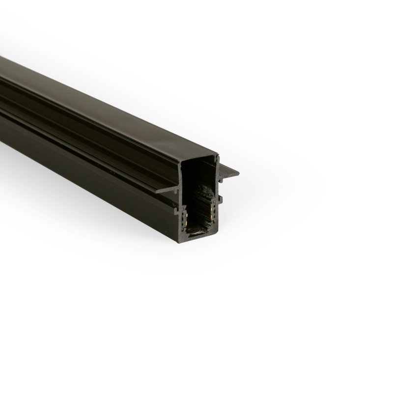 Rail magnétique encastrable - Plastique - 20 mm - 48V - 2 mètres