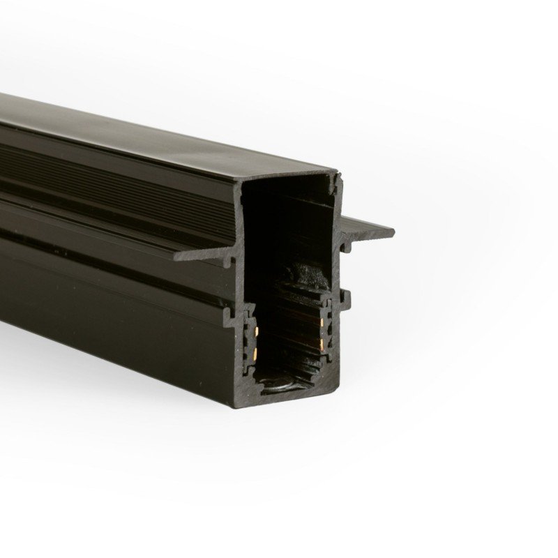 Rail magnétique encastrable - Plastique - 20 mm - 48V - 2 mètres