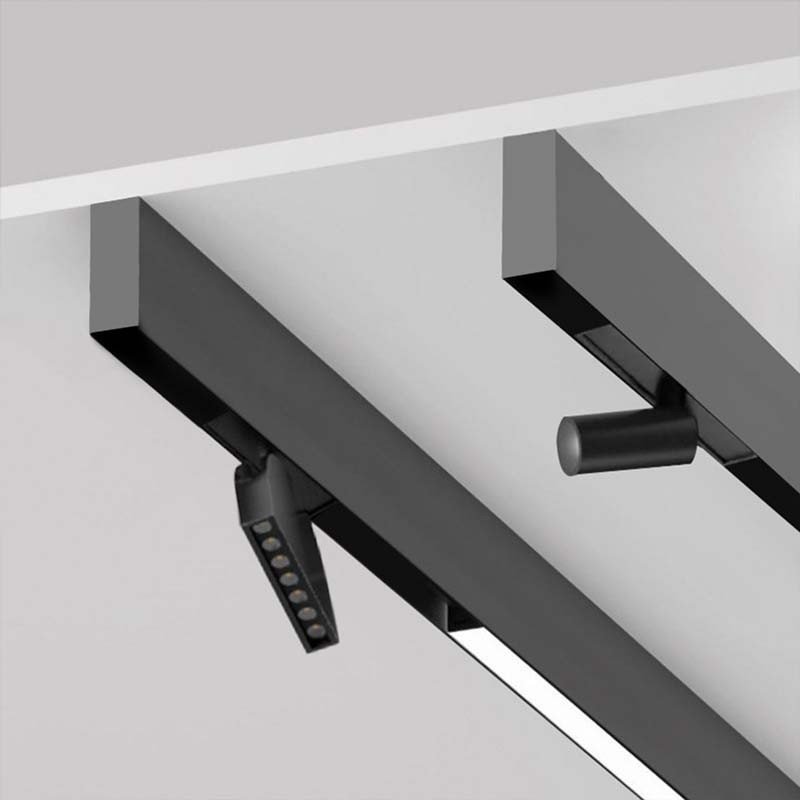 Rail magnétique en saillie 20mm 48V - 2 mètres