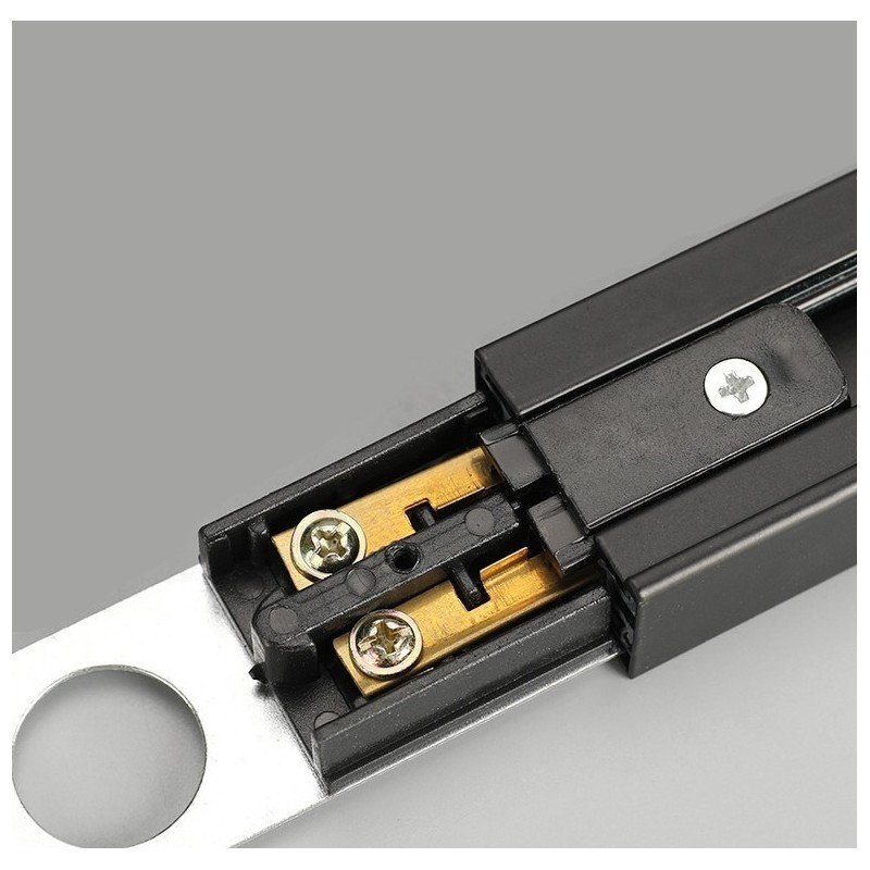 Rail monophasé en saillie pour spots LED - 1 mètre